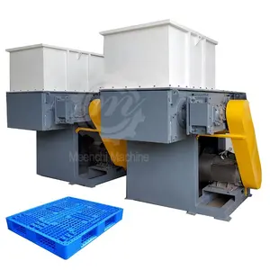 Strong Power Plastic Single Shaft Pallet Shredder Low Price