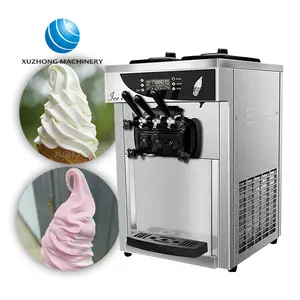 Maquina para hacer helado de crema máquina de helados suaves máquina para hacer helados de mesa automática