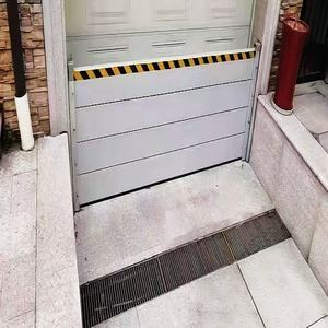 市営アルミ製洪水防御壁**、地下鉄入口用大型スパンモジュール式洪水ゲート - Product Image 1