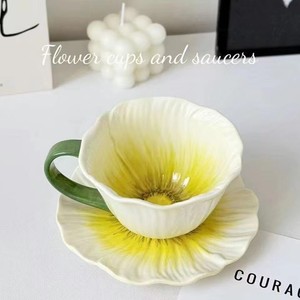 Lelyi Exquisite Relief Flower Vintage Floral Ceramic Plate <b>Set</b> Modern Embossed Design Dining Dinner Plates Tableware - Product Image 4