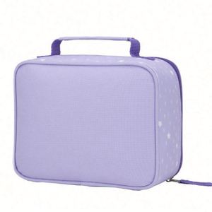 ถุงอาหารกลางวันแบบมีฉนวนสีม่วงรุ้งสำหรับเด็ก ถุงอาหารกลางวันแบบเก็บความร้อน ถุงเตรียมอาหารกลางวัน - Product Image 2