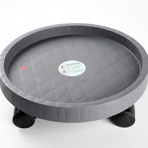 מכירה לוהטת צמח Caddy עם גלגלים מתגלגל צמח Stand סיר עגלה עם גלגלים עגול רכבת עבור מקורה חיצוני - Product Image 5