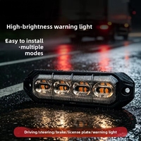 Feu de signalisation à 8 LED 10-30V pour camion et remorque, feu de gabarit latéral clignotant, 9 modes, feu arrière, feu stop, clignotant, 12W