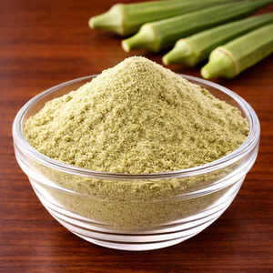 Poudre d'okra lyophilisée de qualité supérieure, 100% okra véritable, saveur végétale naturelle et ingrédients propres et transparents - Product Image 2