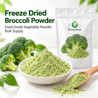 Poudre de brocoli lyophilisée Fruiterco, qualité alimentaire, poudre de légumes verts pour les boissons, les smoothies et la formulation alimentaire