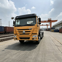 Camion tracteur d'occasion Howo 6x4 RHD à prix abordable, unité tracteur Sinotruk de seconde main pour le remorquage de conteneurs