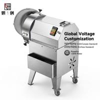 Hoogwaardige 180-type automatische motor aangedreven commerciële fruit- en groentesnijmachine 220V 1,5kW