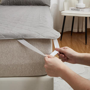 Protège-matelas, <span class=keywords><strong>drap</strong></span> de lit matelassé imperméable anti-dérapant pour la maison, doux et confortable, plus de couleurs, plus d'options - Product Image 4