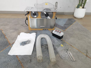 High-Power Brushless Motor Double Saw Blade Wood Saw Machines Table Saw for Woodworking Mini <b>Sliding</b> Table Saw - Product Image 2
