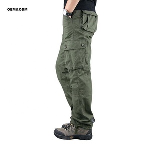 <span class=keywords><strong>Pantalones</strong></span> tácticos personalizados para hombre, ropa de trabajo de estilo americano para ocio al aire libre, pierna recta de cintura media con cremallera frontal plana - Product Image 4