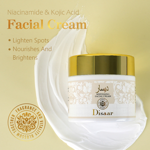 Crema personalizzabile per lo sbiancamento del viso Niacinamide per macchie scure acido kojico illuminante nutriente per la cura del viso crema di bellezza fresca - Product Image 3