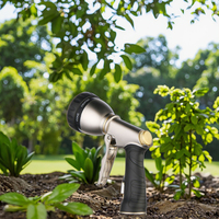 Pistolet d'arrosage manuel multifonction haute pression pour jardin, avec gâchette réglable et poignée pistolet en alliage de zinc