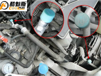 Großhandel Universal R134a R12 High Low Side Service Port Schweiß ventil mit Ventil kern und Kappe Auto AC Gasfüll düsen adapter