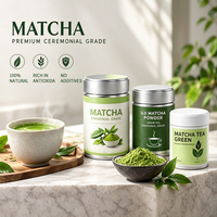 Poudre de Matcha d'origine Shaanxi, emballée en conserve, thé vert moulu à la pierre, qualité alimentaire, extrait par solvant, nouveau, en vrac, extrait végétal