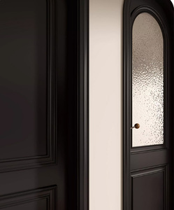 <span class=keywords><strong>Puertas</strong></span> Interiores Personalizables Blancas y Negras con Panel <span class=keywords><strong>de</strong></span> Vidrio y Marco <span class=keywords><strong>de</strong></span> Madera Acabado - Product Image 5