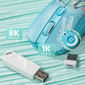 Akko AG เมาส์สำหรับเล่นเกม3950หนึ่งเซ็นเซอร์ PAW3950ออกแบบตามหลักสรีรศาสตร์ขวา2.4กิกะเฮิรตซ์ไร้สาย8,000เฮิรตซ์อัตราการผสมเกสร8 - Product Image 6