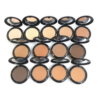 Cosmétiques de marque privée pour la peau foncée poudre compacte visage palette de poudre pressée