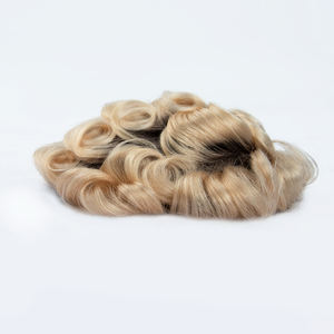 Sistema de Reemplazo Capilar de Piel Fina de PU con Cabello Humano Natural, Prótesis Capilar para Hombres de Baja Densidad - Product Image 1