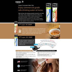 Purificador de Agua de Resina de Intercambio Iónico Sin Sodio Avanzado, Dispensador de Filtración de Agua con Descloración de 100 GPD para el Hogar - Product Image 3