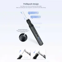 YCS Stylo de polissage électrique 2e génération, vitesse variable, USB sans fil, graveur rotatif, outil de réparation d'écran de téléphone portable