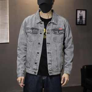 <span class=keywords><strong>Veste</strong></span> <span class=keywords><strong>en</strong></span> <span class=keywords><strong>jean</strong></span> pour <span class=keywords><strong>homme</strong></span> printemps-automne, <span class=keywords><strong>veste</strong></span> <span class=keywords><strong>en</strong></span> <span class=keywords><strong>jean</strong></span> personnalisée à la mode pour <span class=keywords><strong>homme</strong></span>, <span class=keywords><strong>veste</strong></span> cargo décontractée - Product Image 4