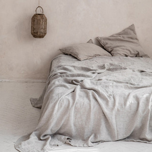 Set di <span class=keywords><strong>Lenzuola</strong></span> in Lino Morbido, Copripiumino in Lino, Set Biancheria da Letto Stonewashed, <span class=keywords><strong>Lenzuola</strong></span> King Size di Lusso - Product Image 2