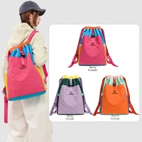 Sac à dos en nylon imperméable, résistant à l'abrasion, léger, avec coutures renforcées, sac à dos décontracté pour homme et femme, idéal pour les activités de plein air