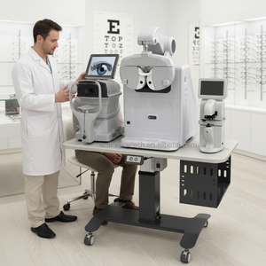 Système complet d'équipement d'optométrie pour magasin d'optique, incluant un lensomètre, un autoréfractomètre numérique et un appareil de <span class=keywords><strong>test</strong></span> oculaire. - Product Image 1