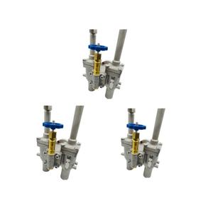 Válvula de Estrangulación de Vástago Largo de Diseño Compacto PN25 para Hidrógeno Líquido Criogénico LH2, Válvula de Estrangulación de Vástago Largo para Refrigeración por Aire - Product Image 3