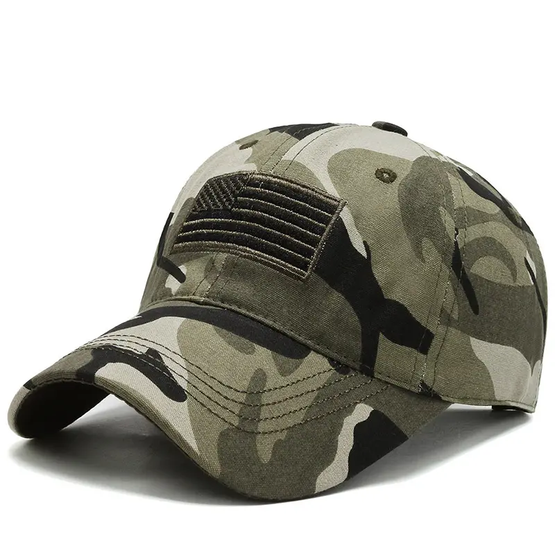 Cappello per uomo protezione solare per tutte le stagioni visiera sport all'aperto protezione tattico camuffamento cappellino da baseball