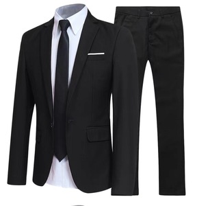 Giacca da Uomo Slim Fit Primaverile e Autunnale Casual Elegante da Lavoro Monopetto con Bottoni Blazer Cappotto Top - Product Image 2