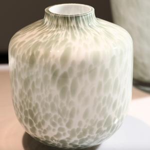 White Porcelain Colored <b>Glass</b> Vase Ornaments Home Hydroponic <b>Glass</b> Vase Model Room Flower Soft Decoration <b>Glass</b> Vase - Product Image 6