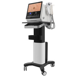 8 in 1 Microdermabrasion Facial Machine Rejuvenation Oxygen Jet Facial Skin Analyzer Skin Detection Cleaning Device With Stand - Product Image 1