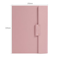 Carpeta de Archivos A4 Personalizada para Reuniones, Portafolio de Cuero para Currículum, Organizador de Documentos