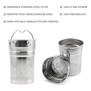 Custom Bamboo Lid 400ml Double Wall Borosilicate Glass Tumbler with <b>Tea</b> <b>Infuser</b> Direct Drinking Eco-Friendly for Presents - Product Image 4