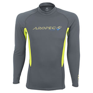 Manches longues à séchage rapide Compression Gym Fitness Rash Guard en Polyester Spandex Sérigraphie Protection solaire unie - Product Image 4