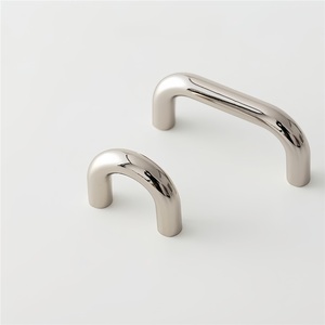 French Modern Minimalist Style U-shaped Arch Bridge <b>Handle</b> Cabinet Wardrobe <b>Drawer</b> Dresser Zinc Alloy Texture rainbow Durable - Product Image 2