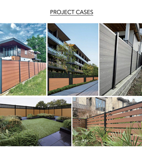 Panneau de clôture d'intimité WPC découpé au laser avec motif <span class=keywords><strong>en</strong></span> <span class=keywords><strong>treillis</strong></span> pour jardin, clôture composite – Offre Spéciale - Product Image 6