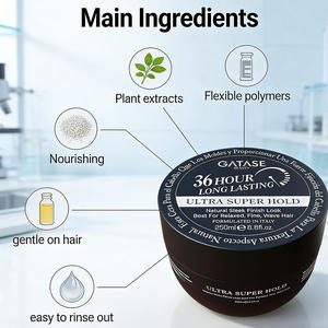 <span class=keywords><strong>Cire</strong></span> capillaire ULTRA SUPER HOLD pour un coiffage quotidien, tenue moyenne à forte, pommade qui ajoute de la texture, du volume et un contrôle pour les cheveux courts et moyens - Product Image 3