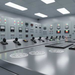 Ronde zeefdruk bedrukte driedimensionale metalen plaquette huishoudelijk apparaat mechanische schaal wijzerplaat dashboard bord corrosiebestendig - Product Image 5