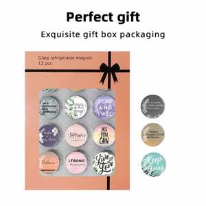 Pegatinas para Refrigerador con Frases, Palabras, Citas Famosas, Pegatinas de Cristal con Piedras Preciosas, Pegatinas Magnéticas Suaves para Refrigerador - Product Image 2