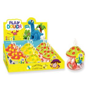 Ensemble de modelage en pâte à <span class=keywords><strong>modeler</strong></span> <span class=keywords><strong>Montessori</strong></span> 12 couleurs Creative Smart Kids Clay Play Dough DIY Game with Cute Container Sensory Feature - Product Image 1