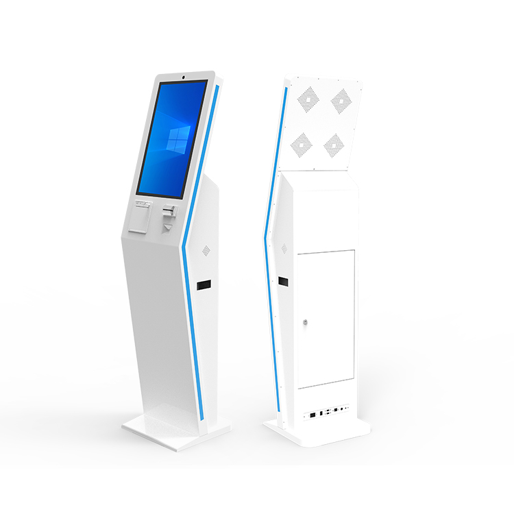 Киоск самообслуживания с сенсорным экраном термопринтер QR-код сканер штрих-кодов считыватель для регистрации заказа в очереди