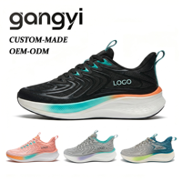 Chaussures de course personnalisées pour hommes, tige en mesh respirant, semelle confortable et amortissante, baskets de sport pour la marche quotidienne, support OEM ODM
