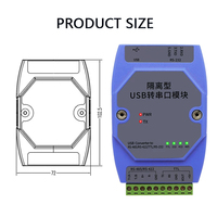 Module de protection contre la foudre de qualité industrielle, convertisseur série USB vers RS485/RS422/RS232/TTL 4-en-1