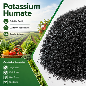 Humato de Potasio de Grado Premium CAS 68585-34-2 100% Soluble en Agua Nutrición Orgánica para Plantas Fórmula Personalizada Venta al por Mayor de Fábrica - Product Image 5