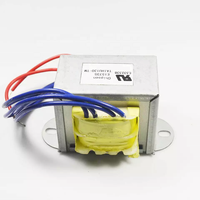 Transformateur d'isolation toroïdal monophasé personnalisé de haute qualité EI57 220V 12V à haute fréquence avec enroulement en cuivre