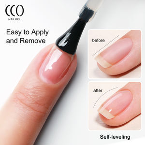 French özel 1KG UV jel oje ile fransız tarzı HEMA HPMA TPO ücretsiz özel etiket taban kat lehçe - Product Image 5