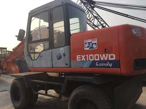 Excavadora de Ruedas Usada HITACHI EX100WD Precio Económico Excelente Rendimiento Excavadora de Ruedas Usada HITACHI en Venta - Product Image 2