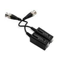 Balun de Video Pasivo, Extensor BNC a RJ45 para Cámaras HD-TVI/AHD/CVI y CVBS de 1080P/720P, Transmisión de hasta 300M por Cable UTP